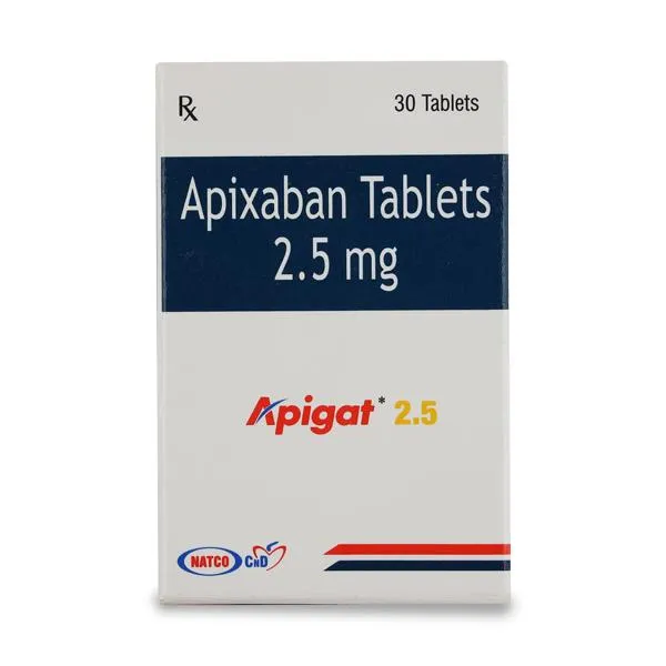 Apigat 2.5 - Apixaban Tablet 2.5mg