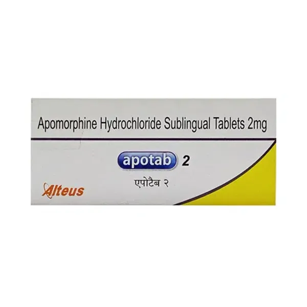 Apomorphine 2mg - Apotab 2 Tablets