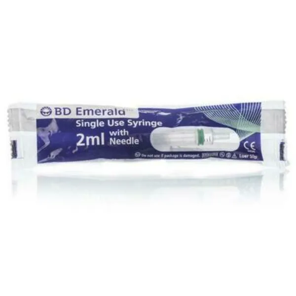 BD Emerald 10ml Syringe with Needle