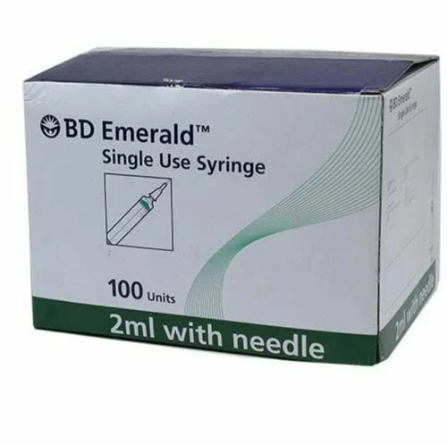 BD Emerald 2ml Syringe with 24G Needle