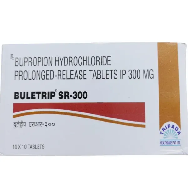 Buletrip SR 300mg - Bupropion 300mg Tablet