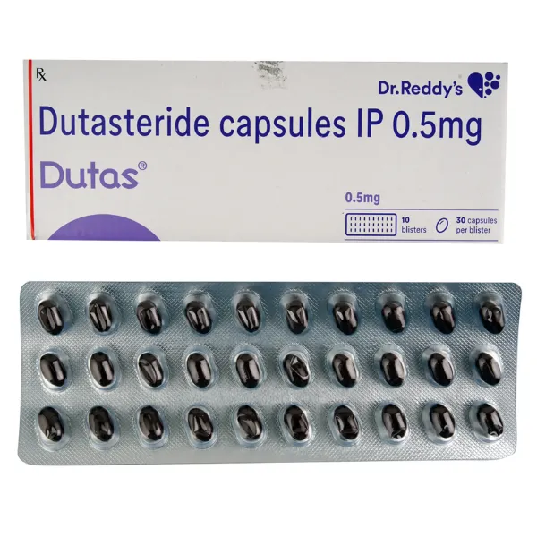 Dutas 0.5mg Softgel - Dutasteride 0.5mg Capsule