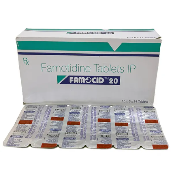 Famocid 20mg - Famotidine 20mg Tablet