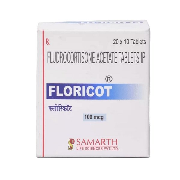 Floricot 100mg - Fludrocortisone 100mg Tablet 