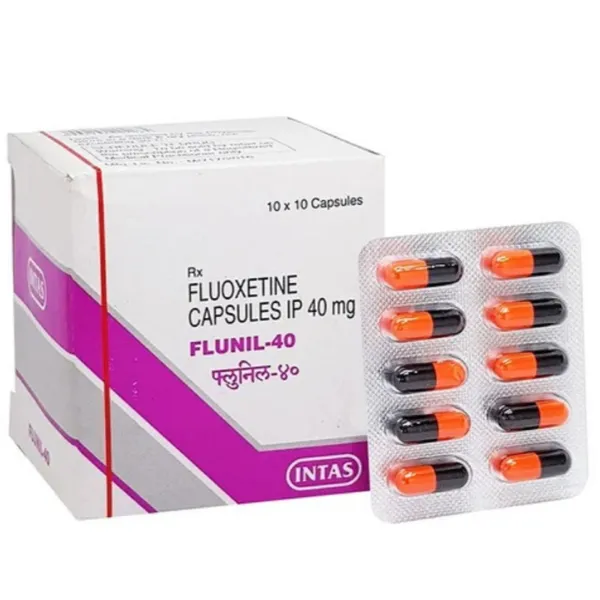 Flunil 40mg - Fluoxetine 40mg Capsule 