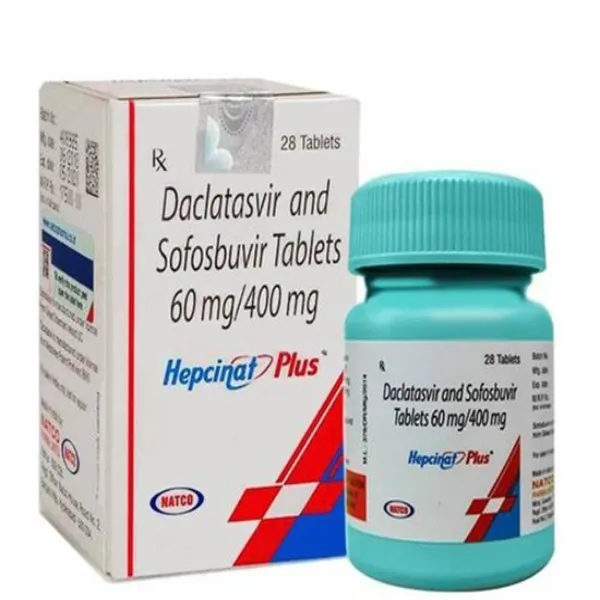 HEPCINAT PLUS 400 MG/60 MG – SOFOSBUVIR/DACLATASVIR