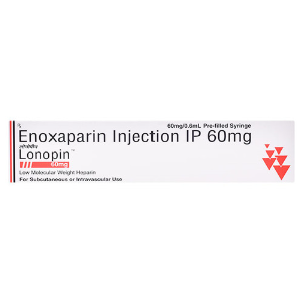 Lonopin 60mg Injection – Enoxaparin 60mg