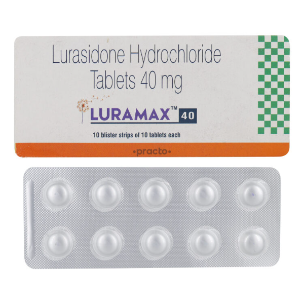 Luramax 40mg - Lurasidone 40mg Tablet