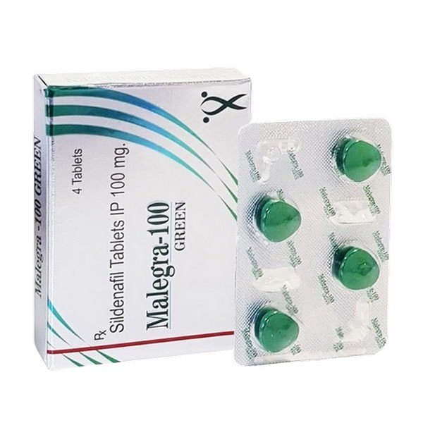 Malegra Green 100mg – Sildenafil Citrate