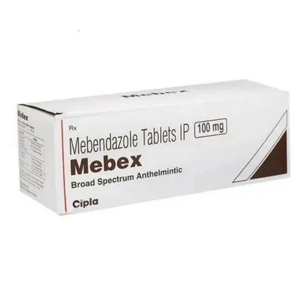 Mebex 100mg - Mebendazole 100mg Tablet 