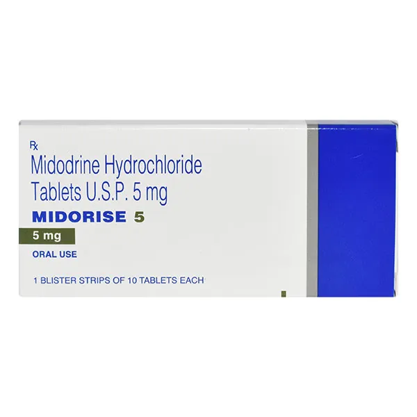 Midorise 5mg - Midodrine Tablet