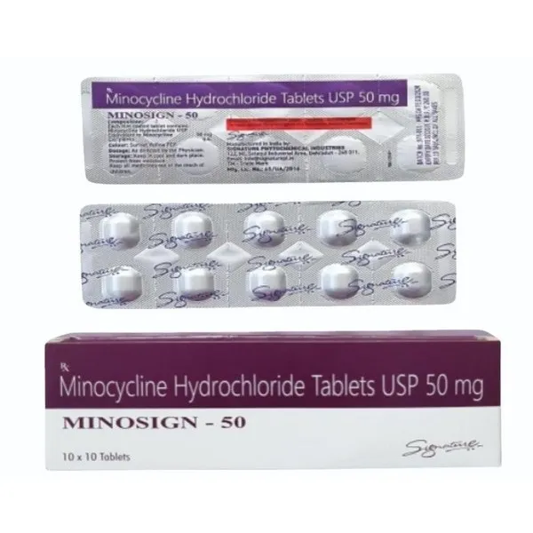 Minosign 50Mg - Minocycline Tablet