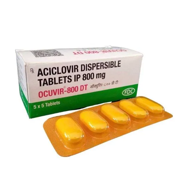 Ocuvir DT 800mg – ACYCLOVIR TABLET