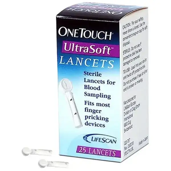 OneTouch Ultrasoft Lancets - 25 Lancets