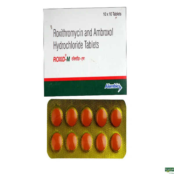 Roxid M Tablet – Roxithromycin/Ambroxol
