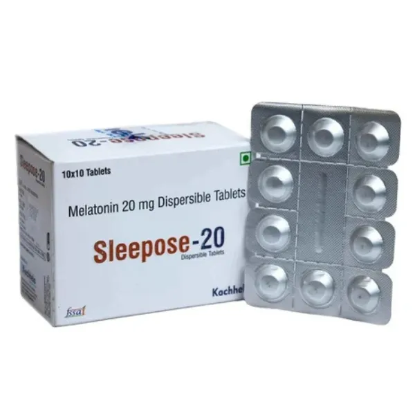 Melatonin 20mg - Sleepose 20mg 