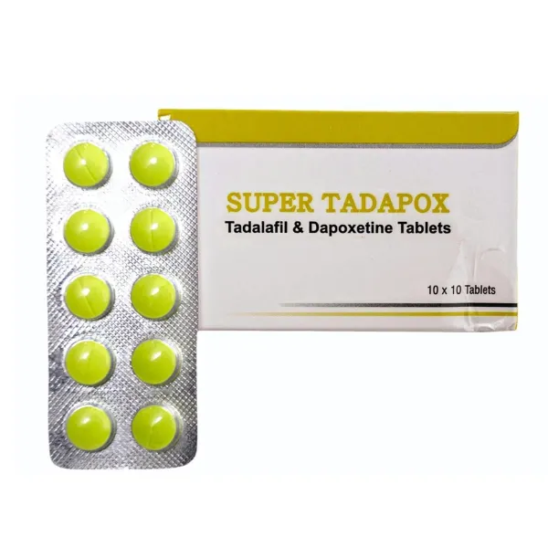 Super Tadapox - Tadalafil & Dapoxetine Tablets