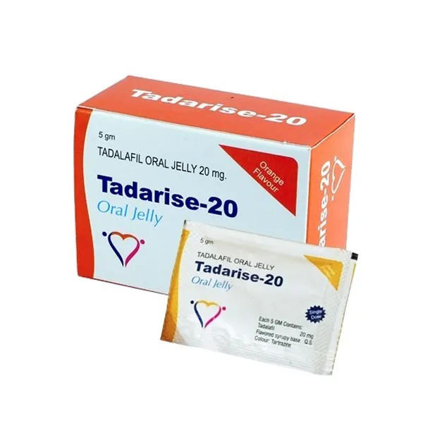 Tadarise oral Jelly - Tadalafil Tablet