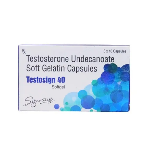 Testosign 40 Soft Gelatin – Testosterone