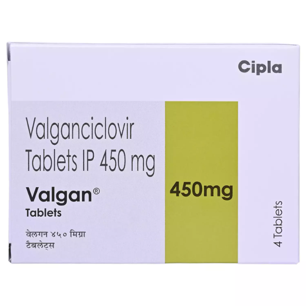 Valgan 450mg – Valganciclovir 450Mg Tablet