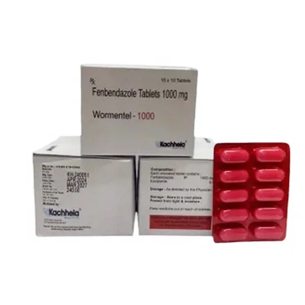 Wormentel 1000mg - Fenbendazole Tablets 1000mg