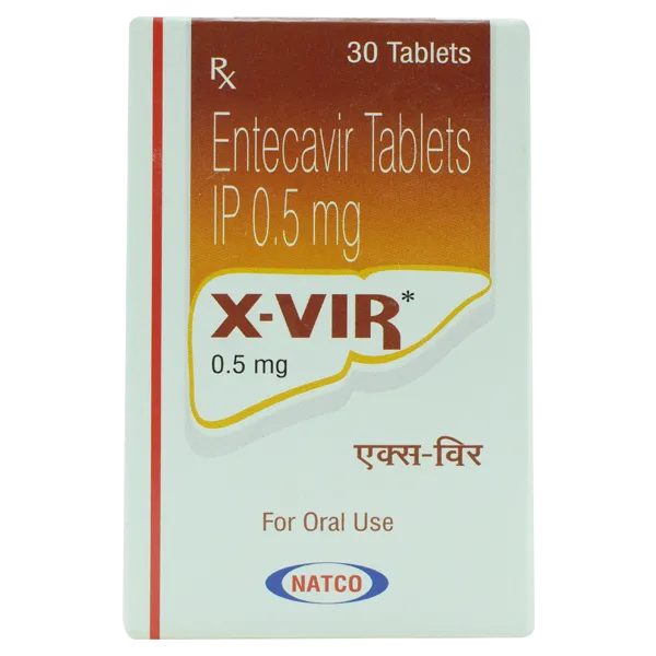 X-VIR 0.5mg - ENTECAVIR Tablet 0.5mg