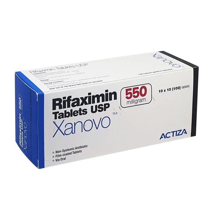 Xanovo 550mg Tablet - Rifaximin Tablets USP