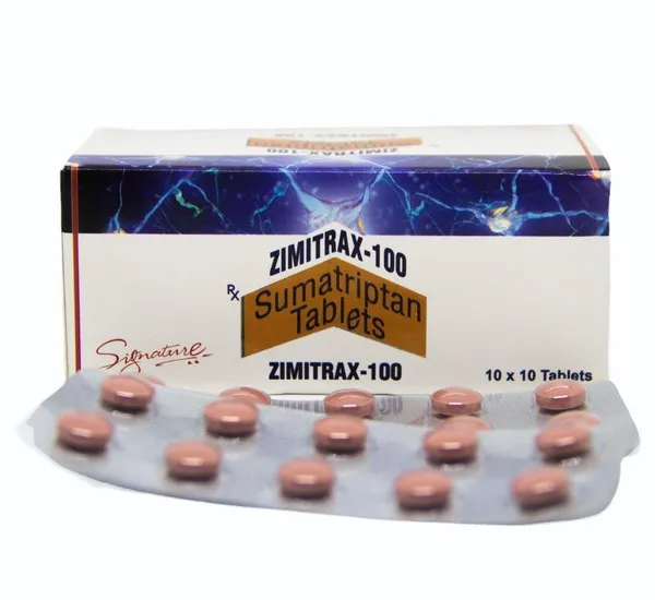 Zimitrax 100mg - Sumatriptan 100mg