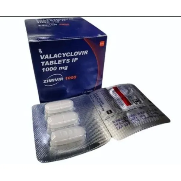 Zimivir 1000Mg – Valacyclovir 1000 Mg