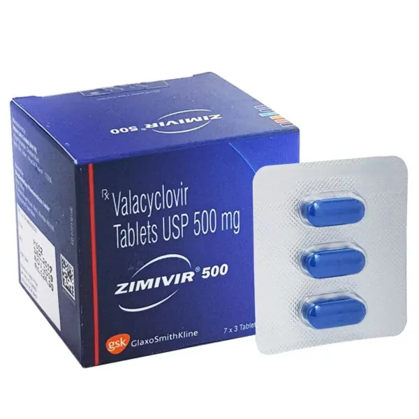 Zimivir 500Mg – Valacyclovir 500 mg