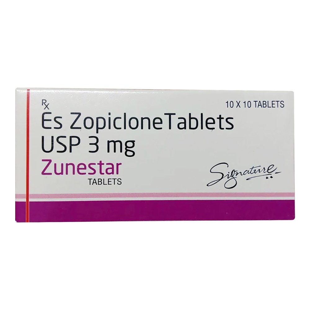 Zunestar 3 Mg - Eszopiclone 3MG