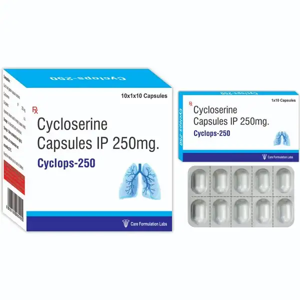 Cyclops 250mg - Cycloserine 250mg