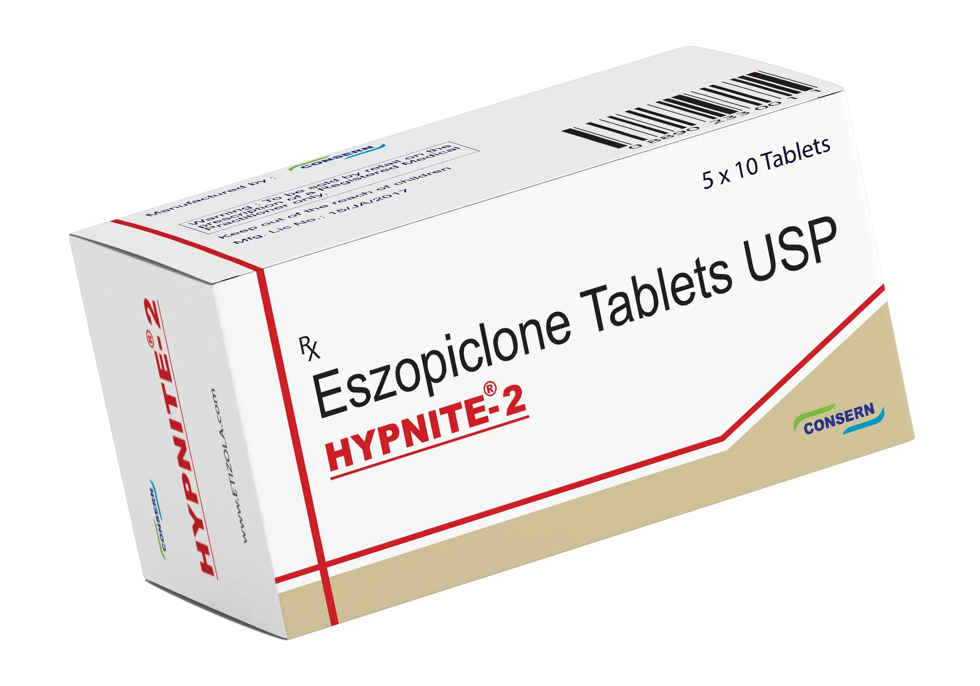 Hypnite 2mg - Eszopiclone 2mg
