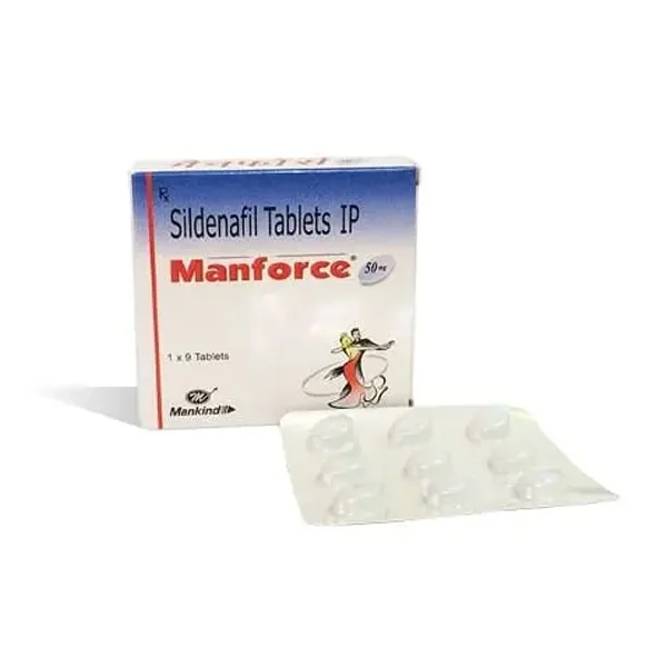 Manforce 50mg - Sildenafil Citrate 50mg