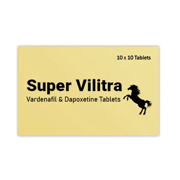 Super Vilitra – Vardenafil/Dapoxetine Tablet