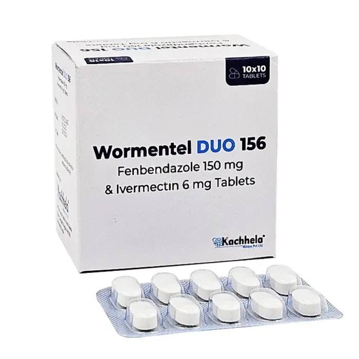 Wormentel Duo 156mg - Fenbendazole/Ivermectin 156mg