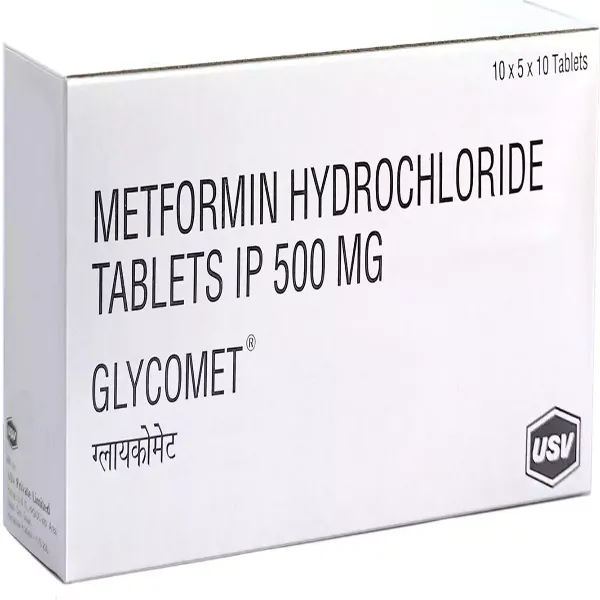 Glycomet 500 mg - Metformin Tablet 