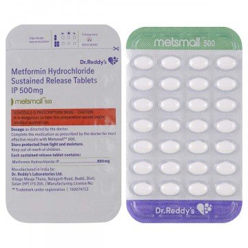 Metsmall 500mg SR - Metformin Tablet 