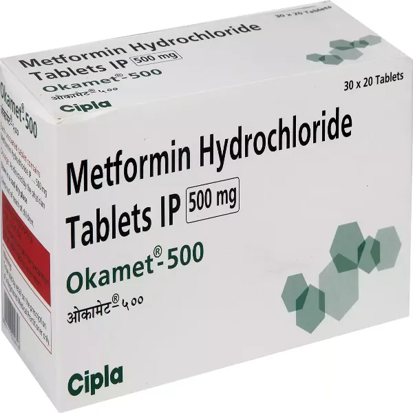 Okamet 500mg - Metformin Tablet 